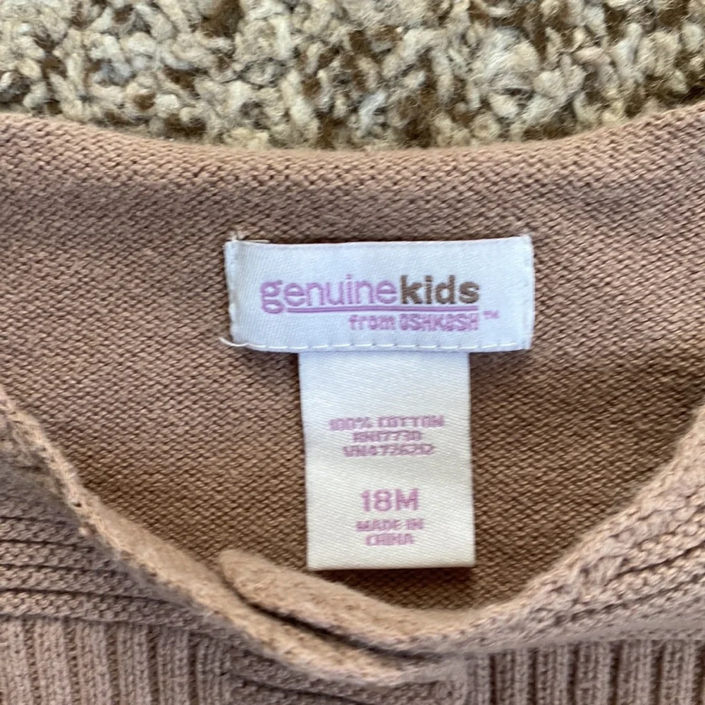 Oshkosh Genuine Kids Ribbed Knit Cardigan